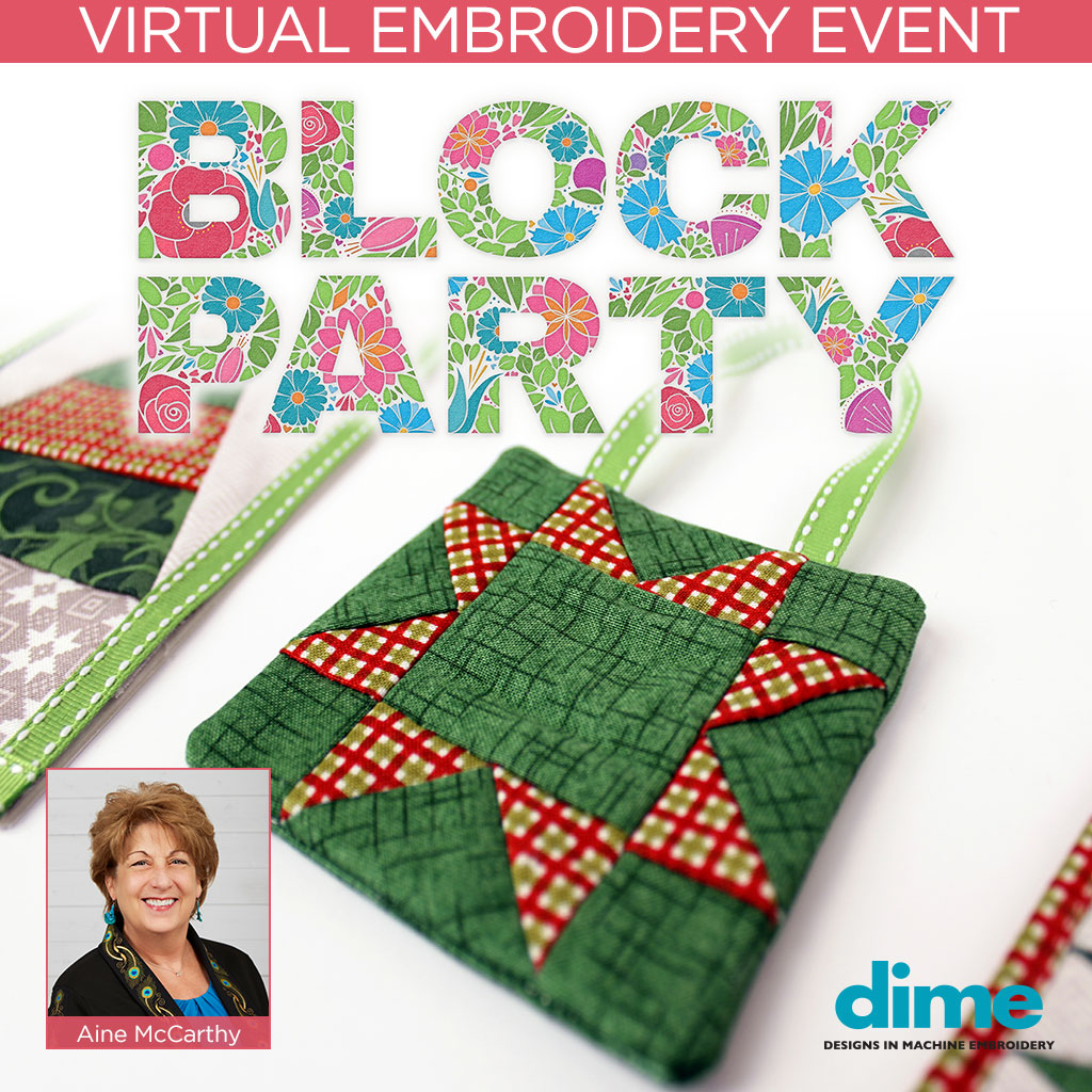 Block Party Virtual Embroidery Event