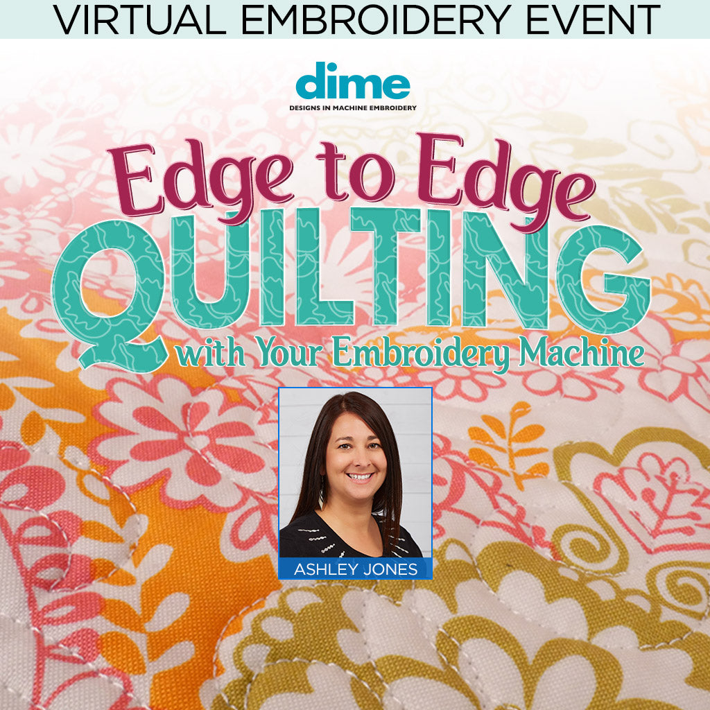 Edge to Edge Quilting with Your Embroidery Machine