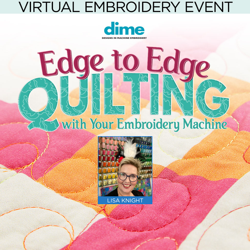 Edge to Edge Quilting with Your Embroidery Machine