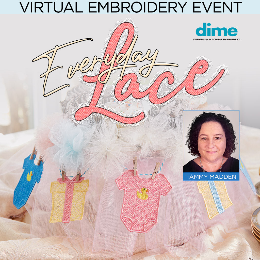 Everyday Lace Virtual Embroidery Event