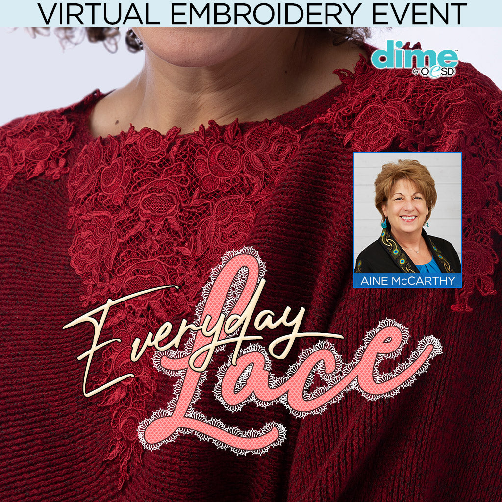Everyday Lace Virtual Embroidery Event