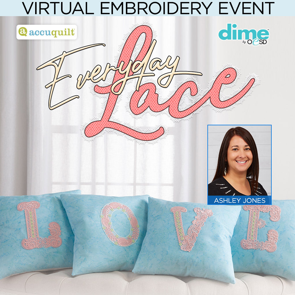 Everyday Lace Virtual Embroidery Event