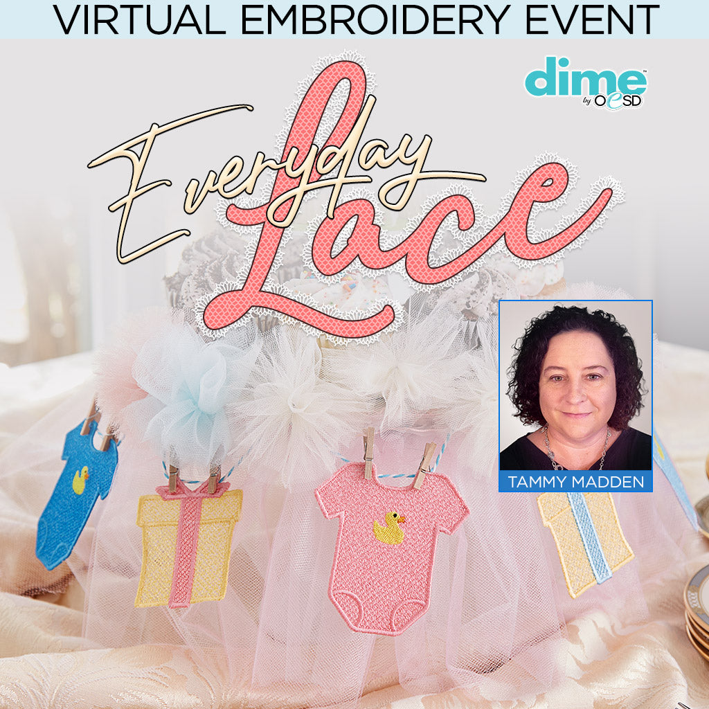 Everyday Lace Virtual Embroidery Event