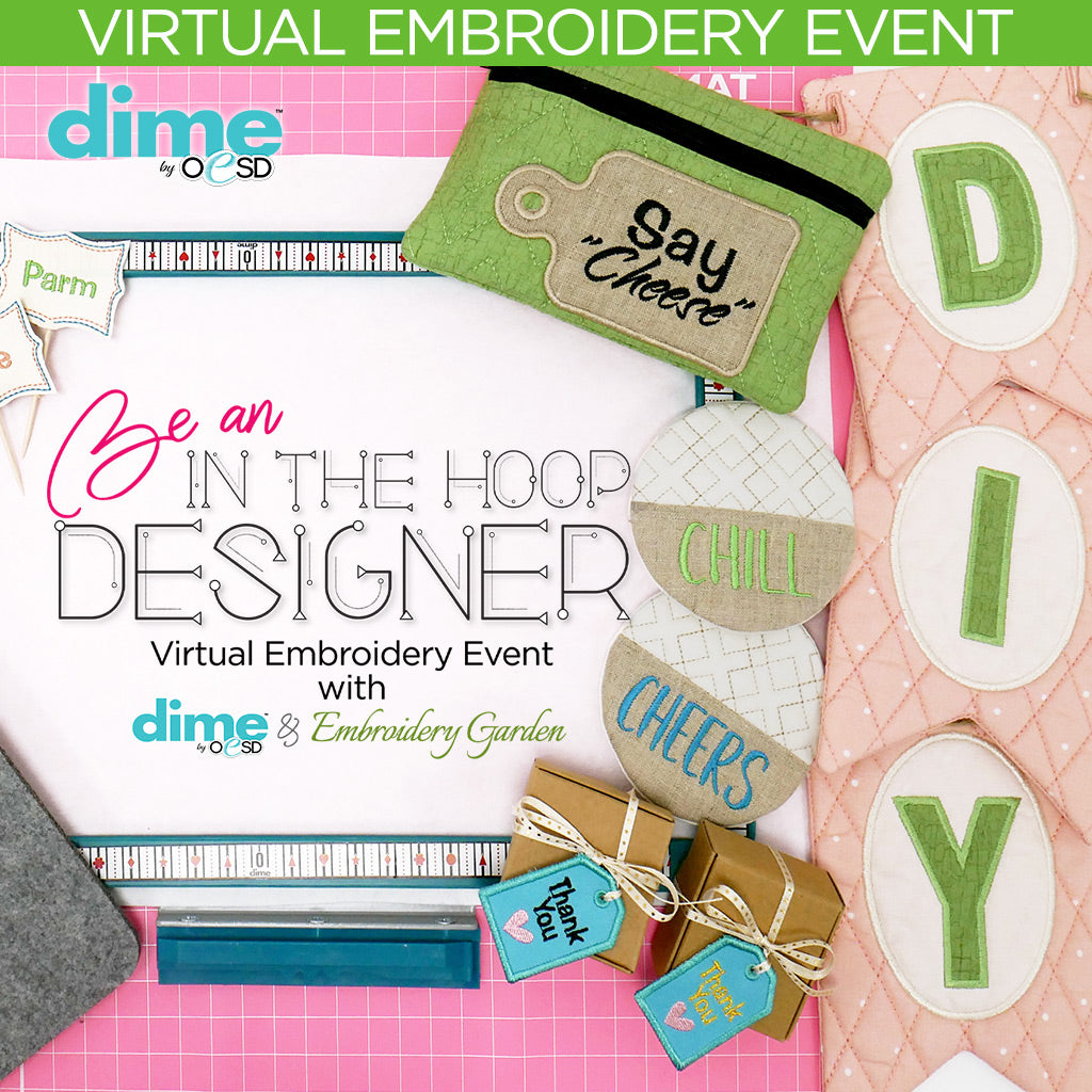 Be an In The Hoop Designer Virtual Embroidery Event