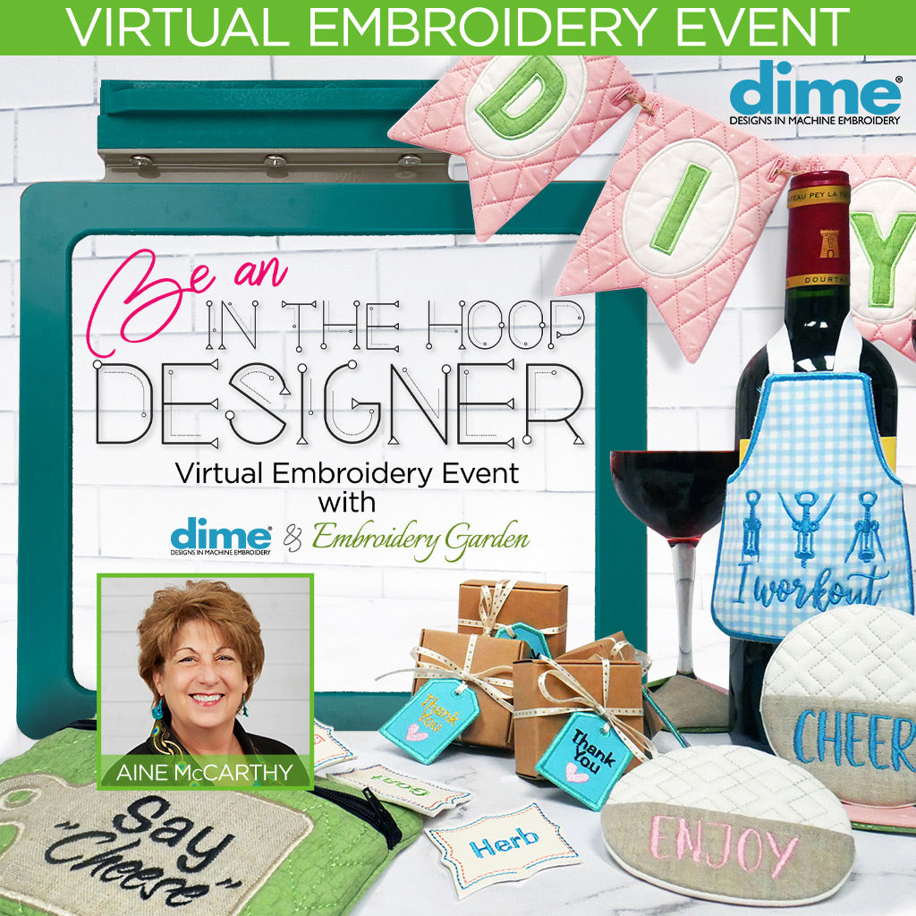 Be an In The Hoop Designer Virtual Embroidery Event