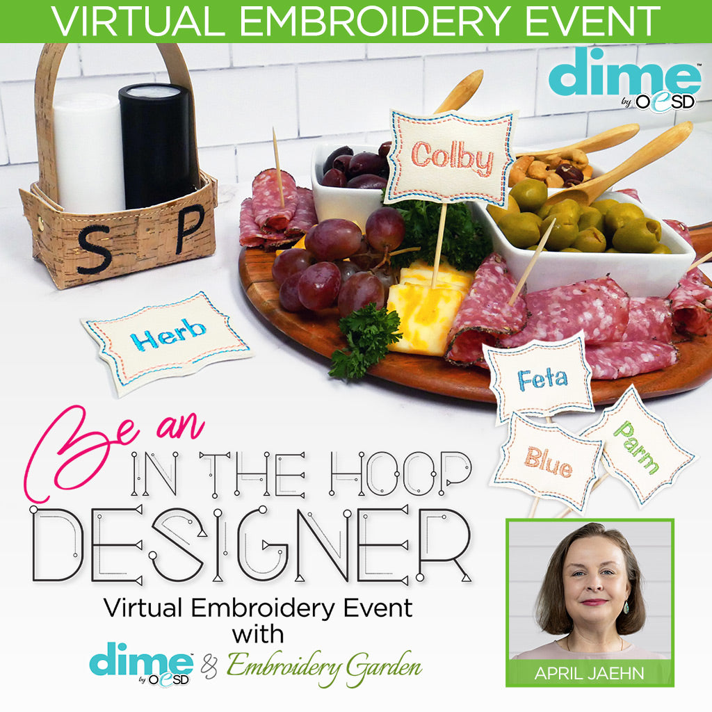 Be an In The Hoop Designer Virtual Embroidery Event