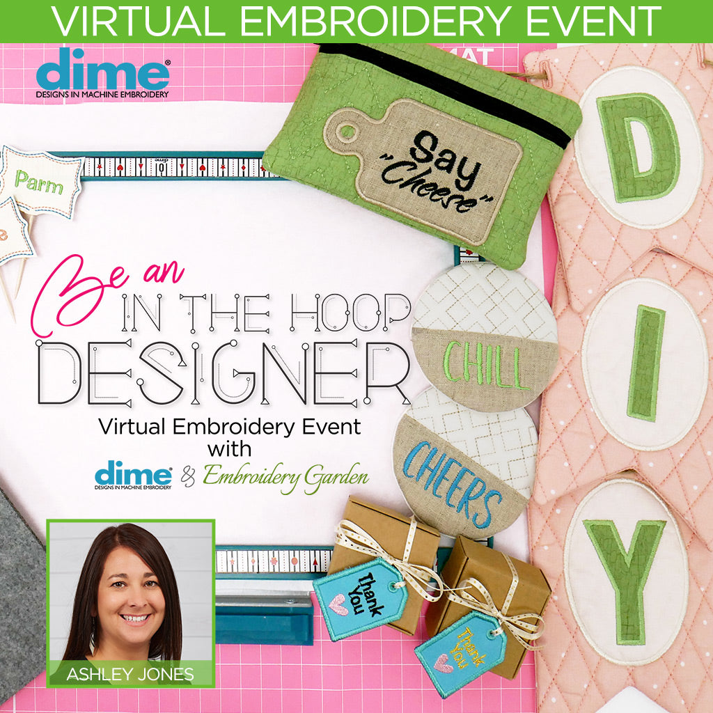 Be an In The Hoop Designer Virtual Embroidery Event