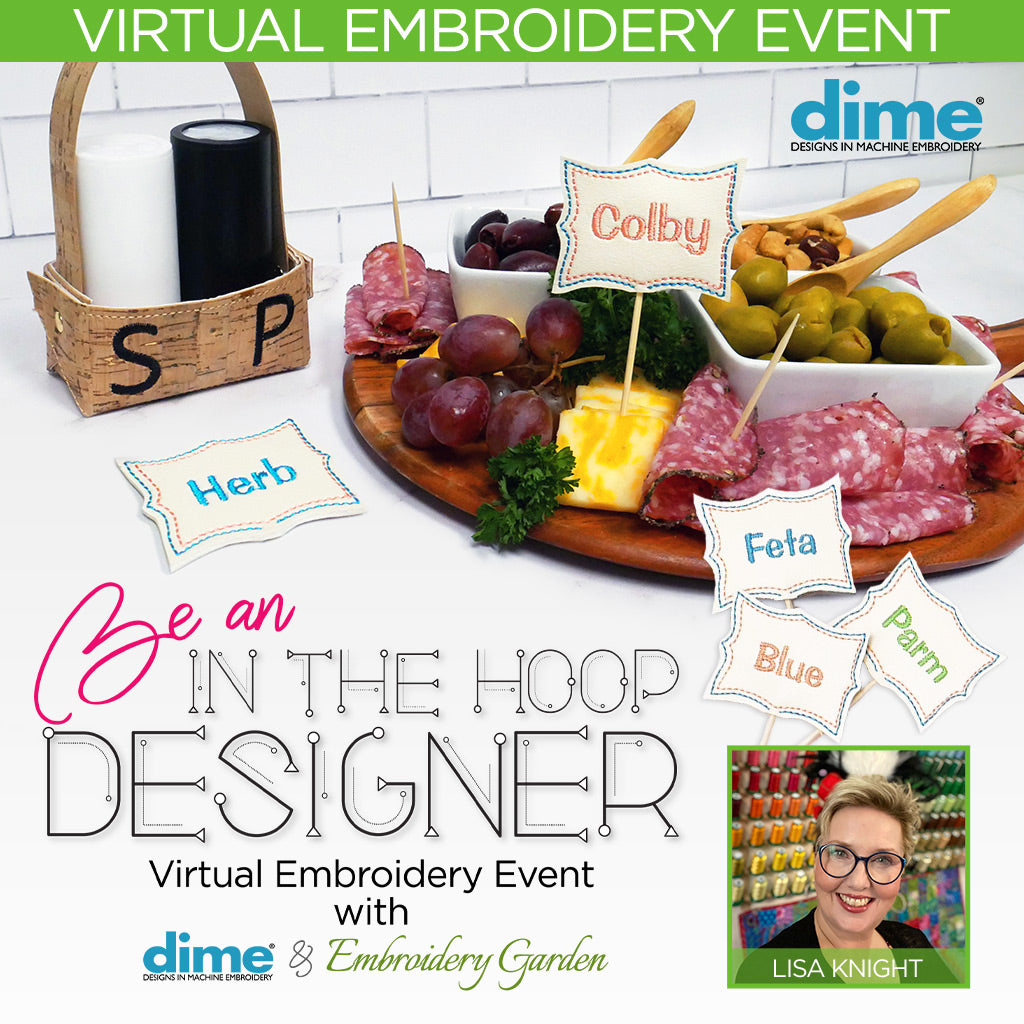 Be an In The Hoop Designer Virtual Embroidery Event