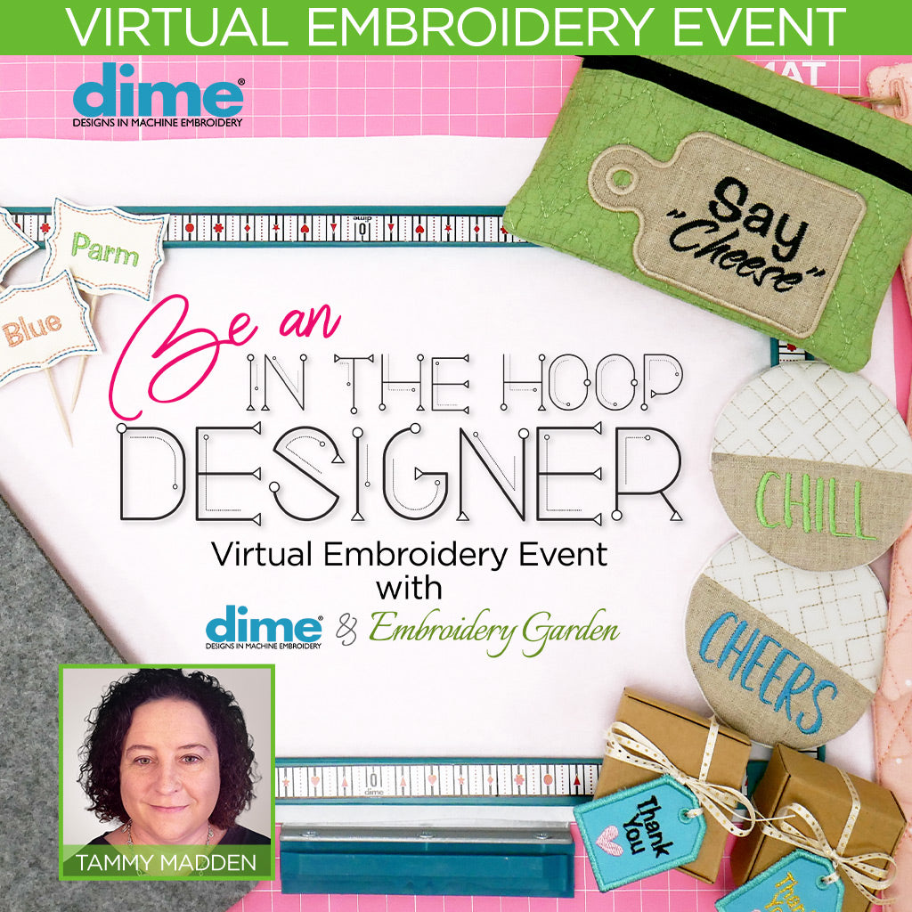 Be an In The Hoop Designer Virtual Embroidery Event