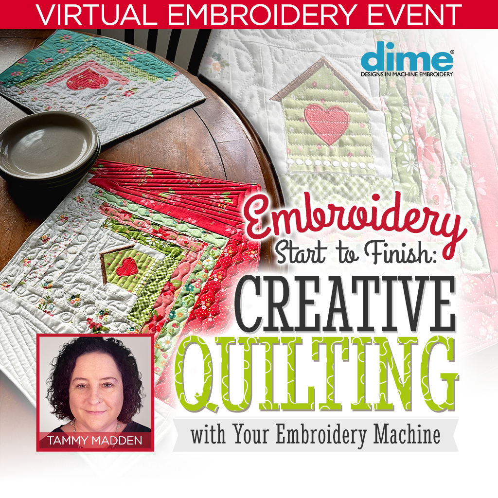 Embroidery Start to Finish - Creative Quilting Virtual Embroidery Event