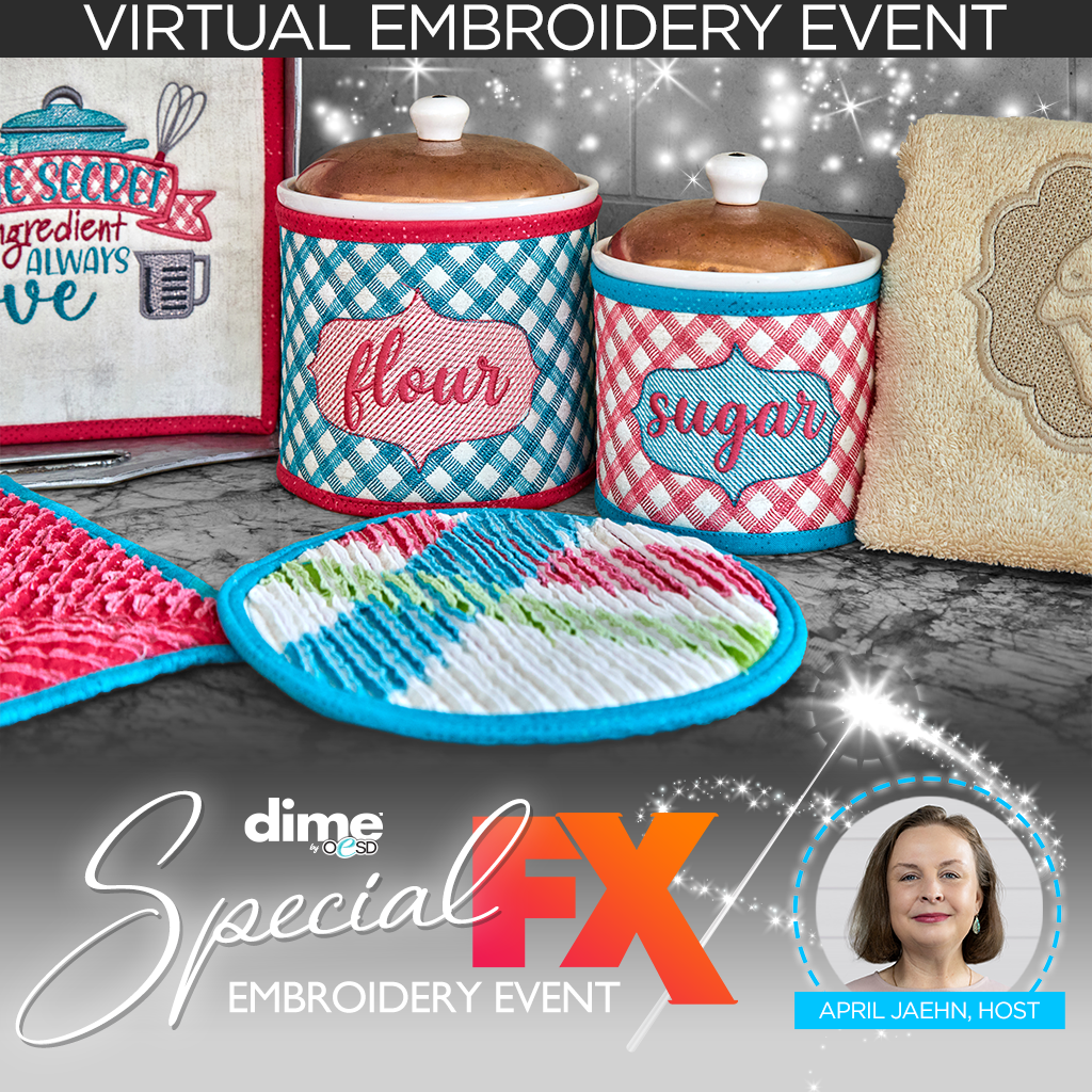 SpecialFX Virtual Embroidery Event