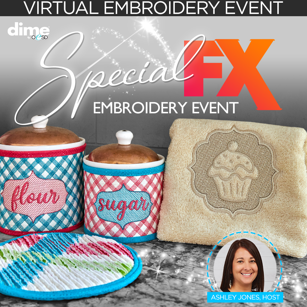 SpecialFX Virtual Embroidery Event