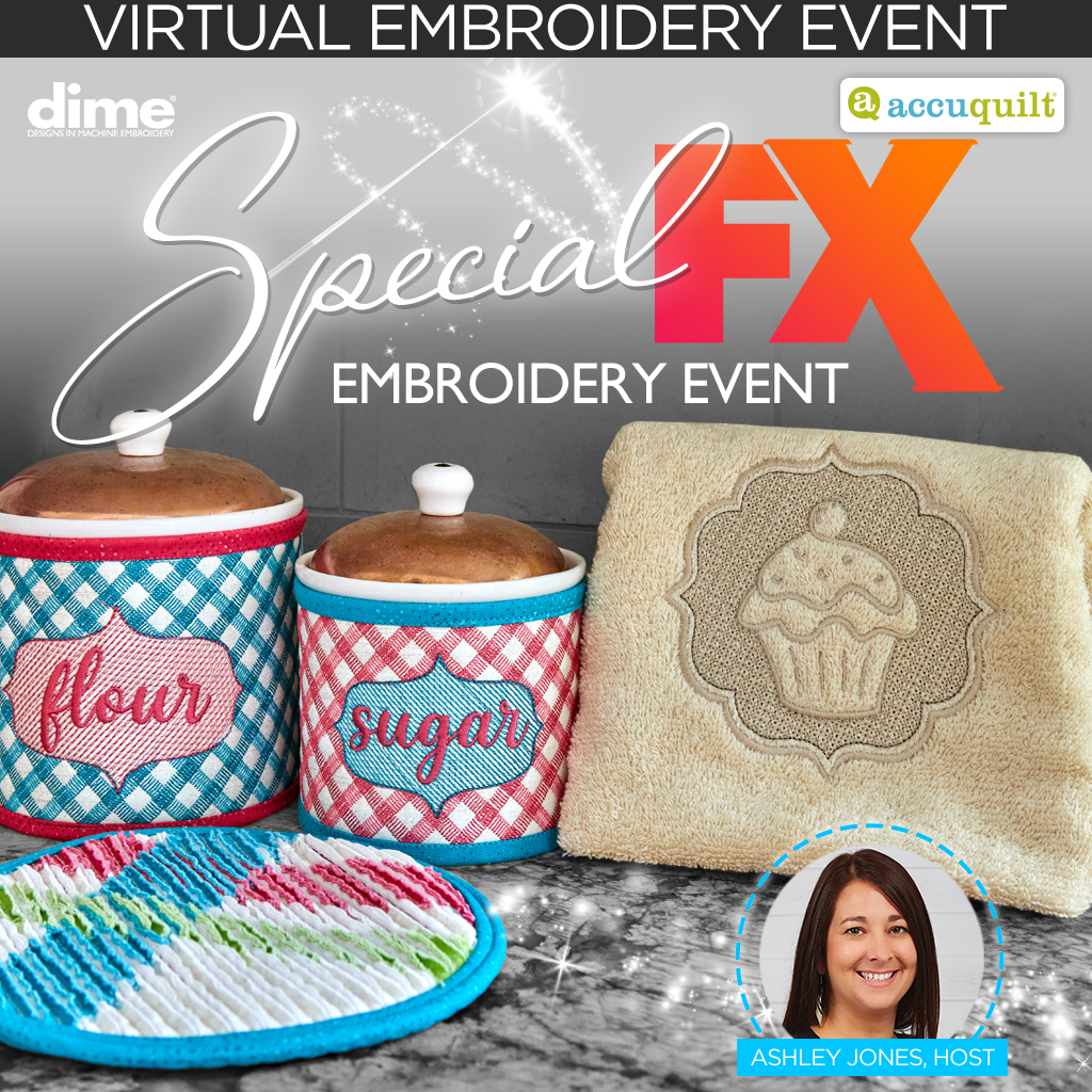 SpecialFX Virtual Embroidery Event