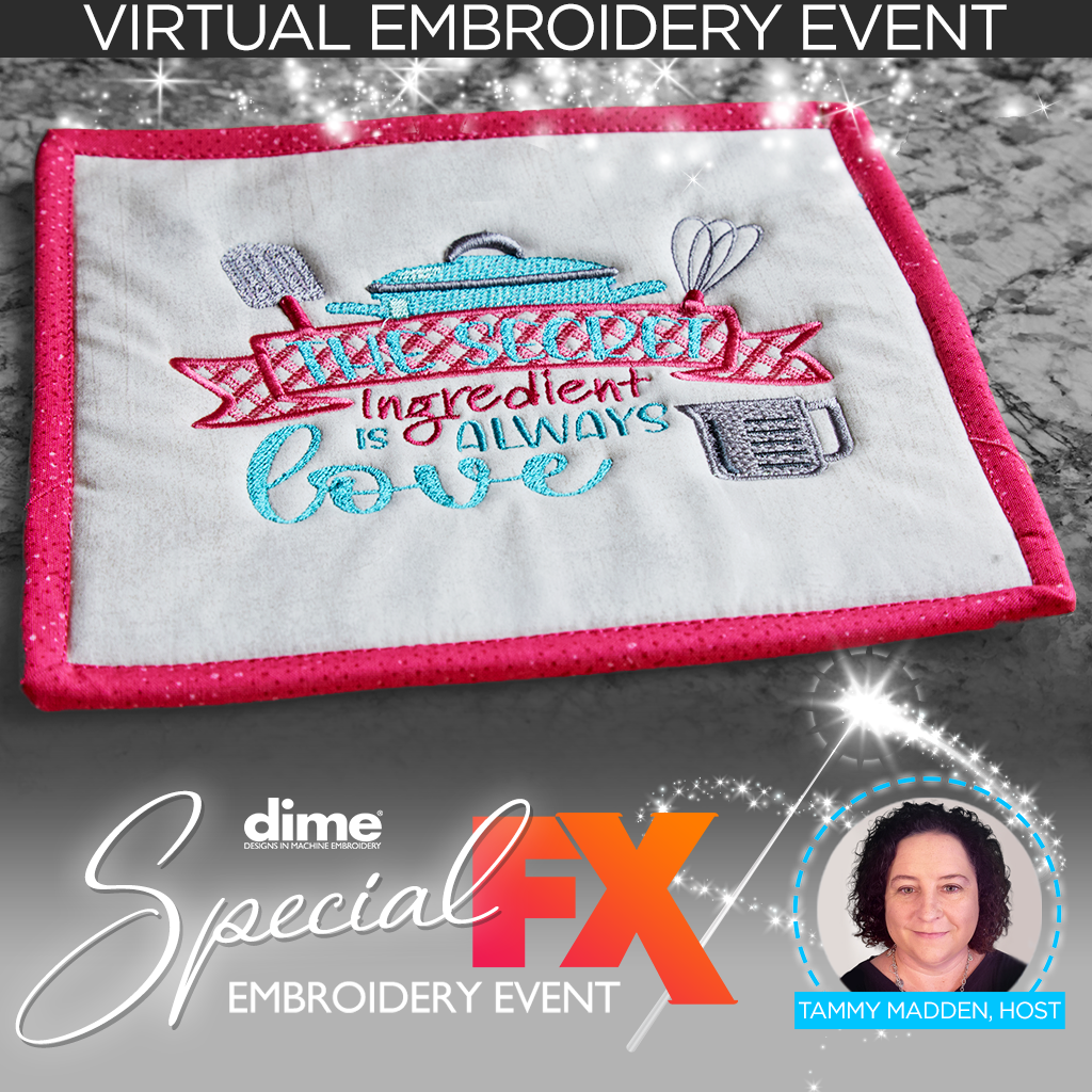 SpecialFX Virtual Embroidery Event