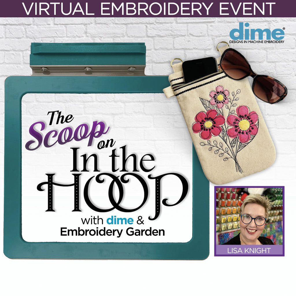 Scoop on In-the-Hoop Virtual Embroidery Event