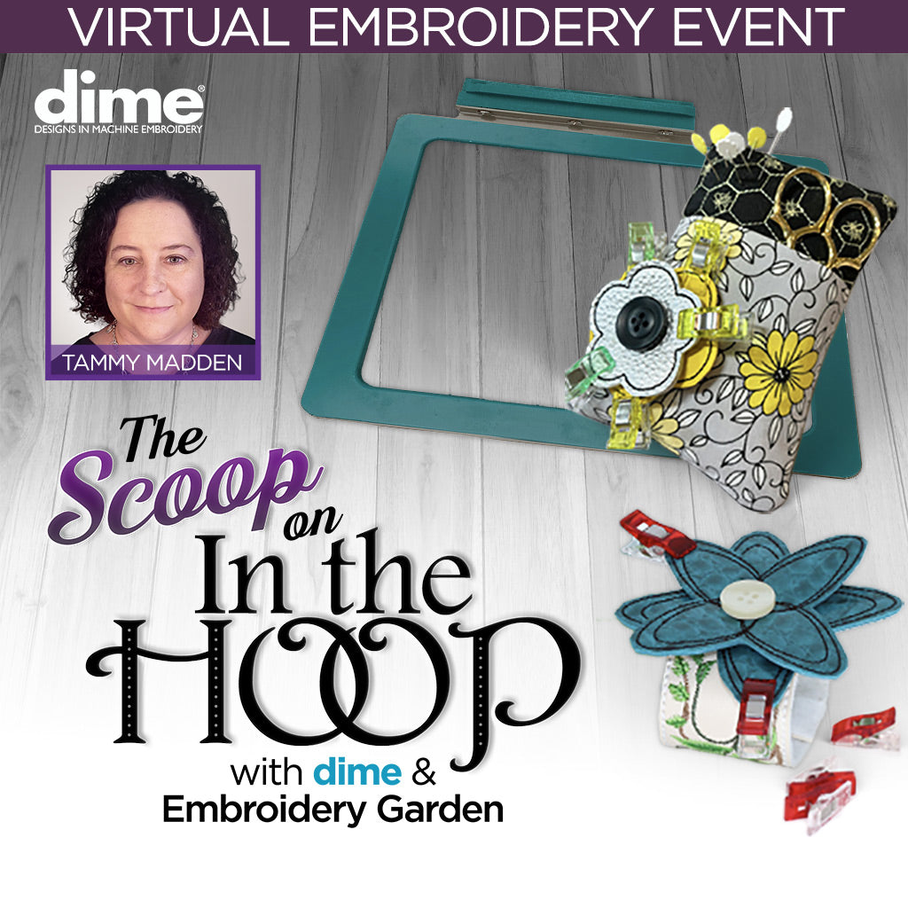 Scoop on In-the-Hoop Virtual Embroidery Event