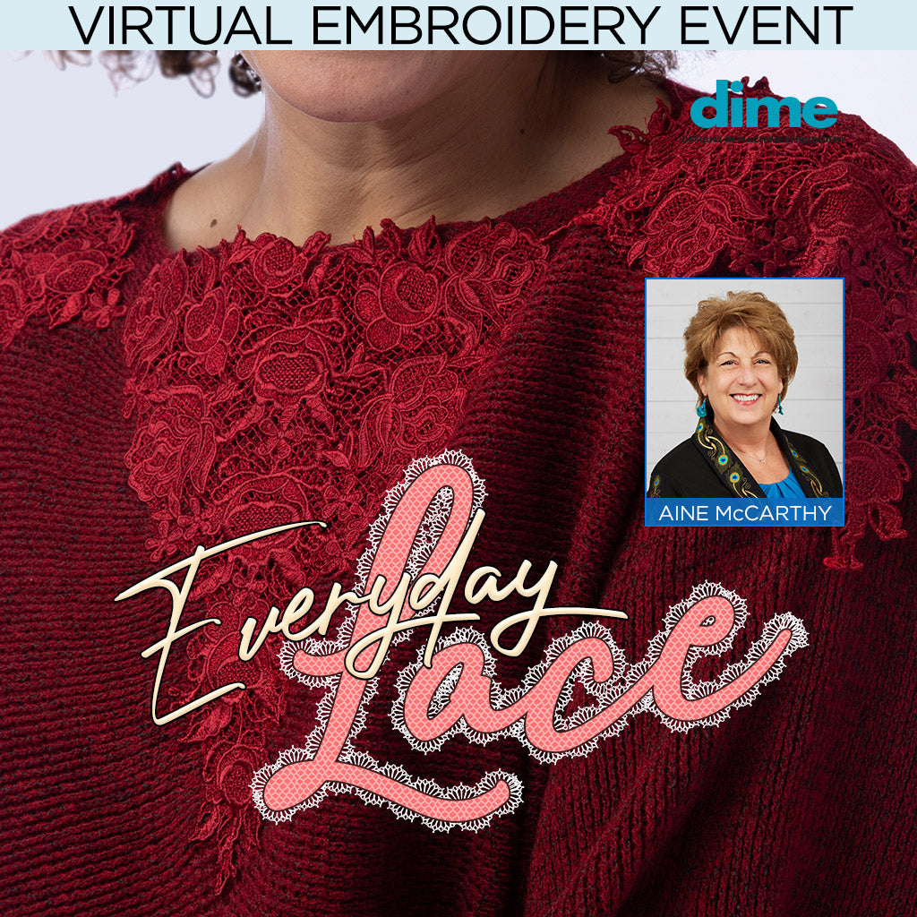 Everyday Lace Virtual Embroidery Event